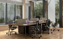 Modern office bench desking workstation